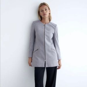 ZARA zippered frock coat